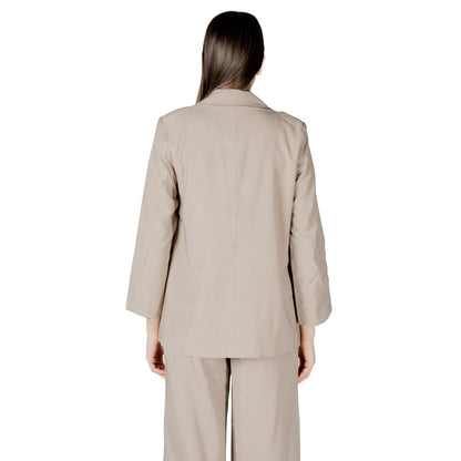 Only Beige Viscose Blazer 1728,71956299936,Beige,Blazers - Suits & Blazers - Clothing,Clothing,IT36|XXS,IT40|S,IT42|M,New with tags,Only,Suits & Blazers - Clothing,Women