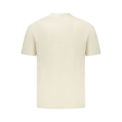 Napapijri Beige Cotton Men T-Shirt