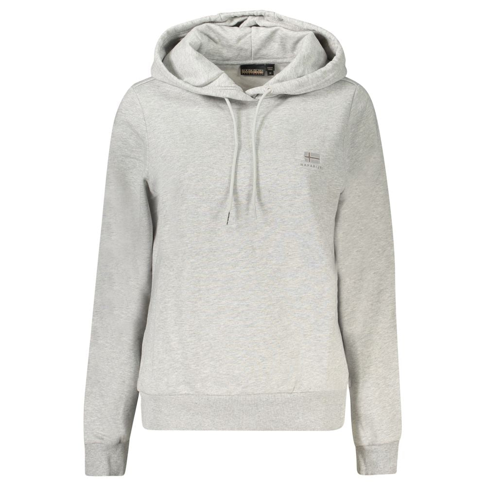 Napapijri Gray Cotton Sweatshirt