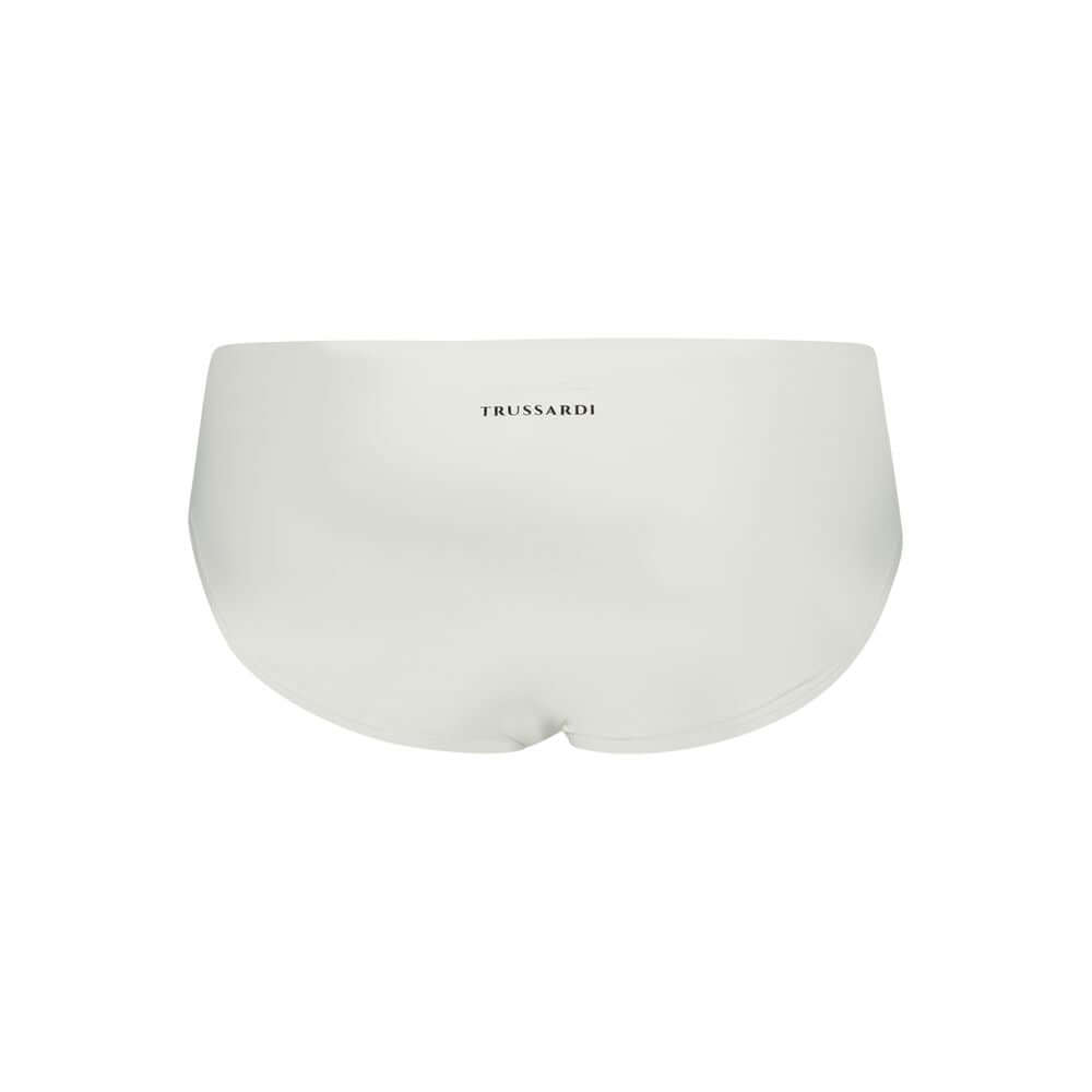 Trussardi White Elastane Swimwear