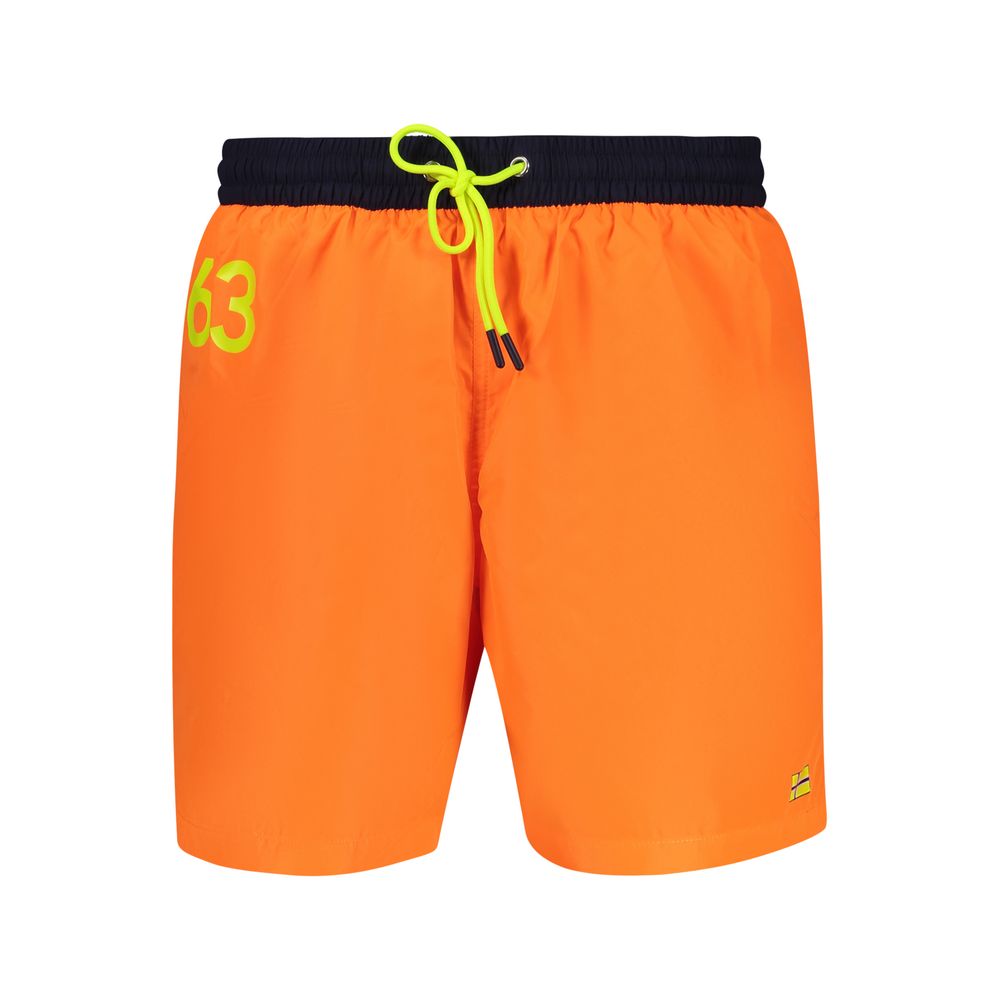 Norway 1963 Orange Polyamide Short And Mini Shorts