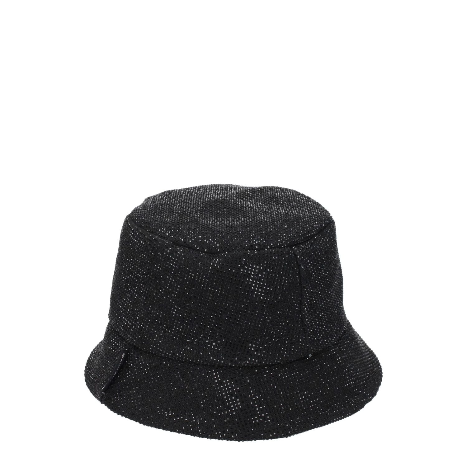 Palm Angels Black Cotton Bucket Hat