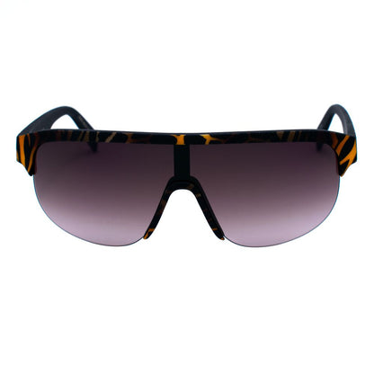 Italia Independent Multicolor Acetate Sunglasses in orange, brown, black with category 3 lenses.