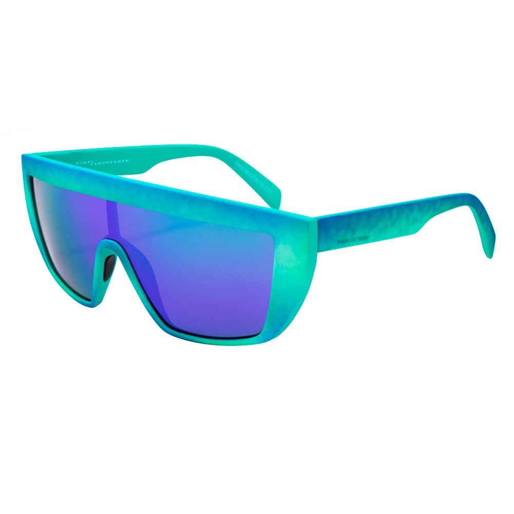 Italia Independent Bicolor Acetate Sunglasses in Green Blue with Category 3 UV protection, stylish design for men, measures 122/0/140 mm