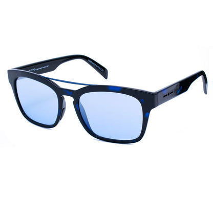 Italia Independent Bicolor Acetate Sunglasses in black and blue with measurements 54/17/140mm. Stylish eyewear for men.