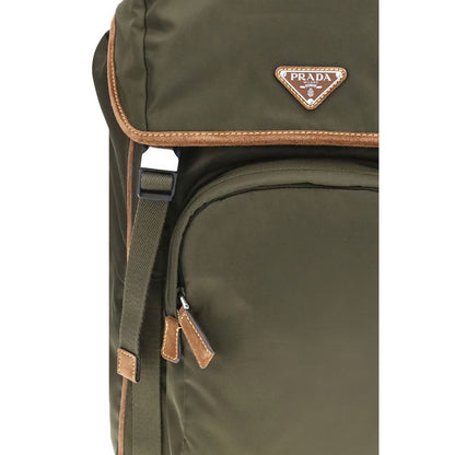 Prada Green Recycled Polyamide Backpack