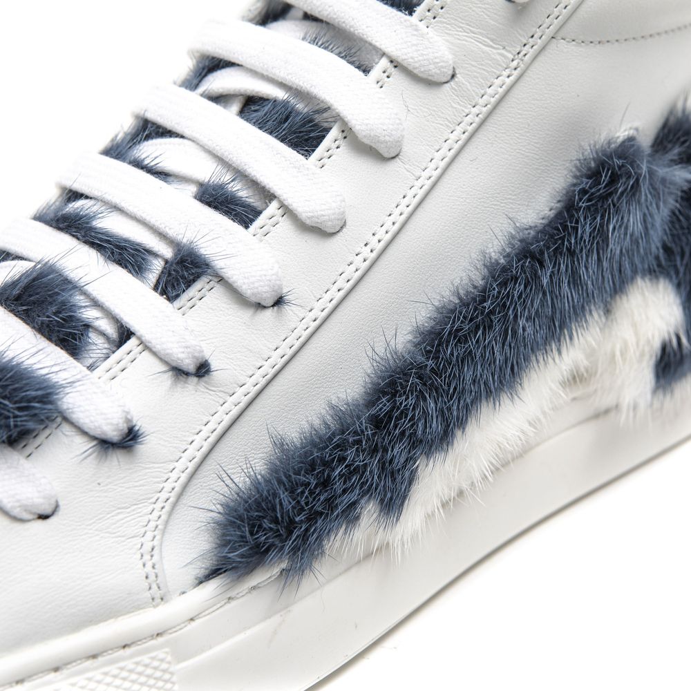 Mr&Mrs Italy White Leather Sneaker