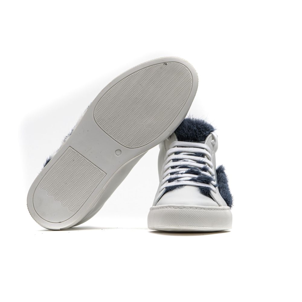 Mr&Mrs Italy White Leather Sneaker