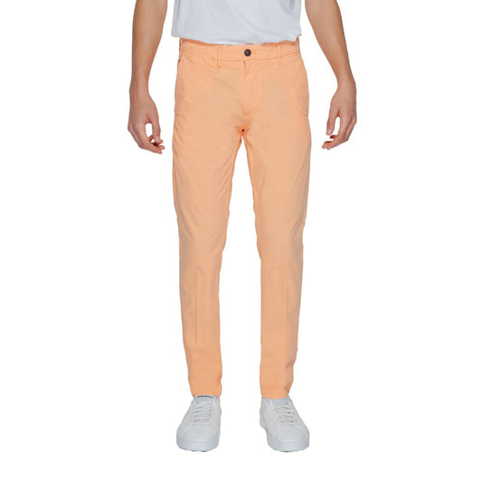 Borghese Orange Cotton Chino Pants 1728,71956299936,Borghese,Chino Pants - Pants - Clothing,Clothing,IT50 | L,IT52 | XL,IT54 | XXL,Men,New with tags,Orange,Pants - Clothing
