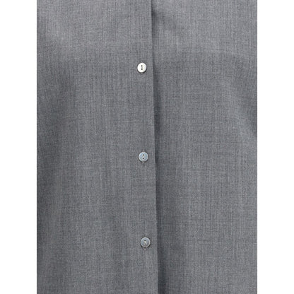 The Latest Gray Wool Oves Aries Shirt
