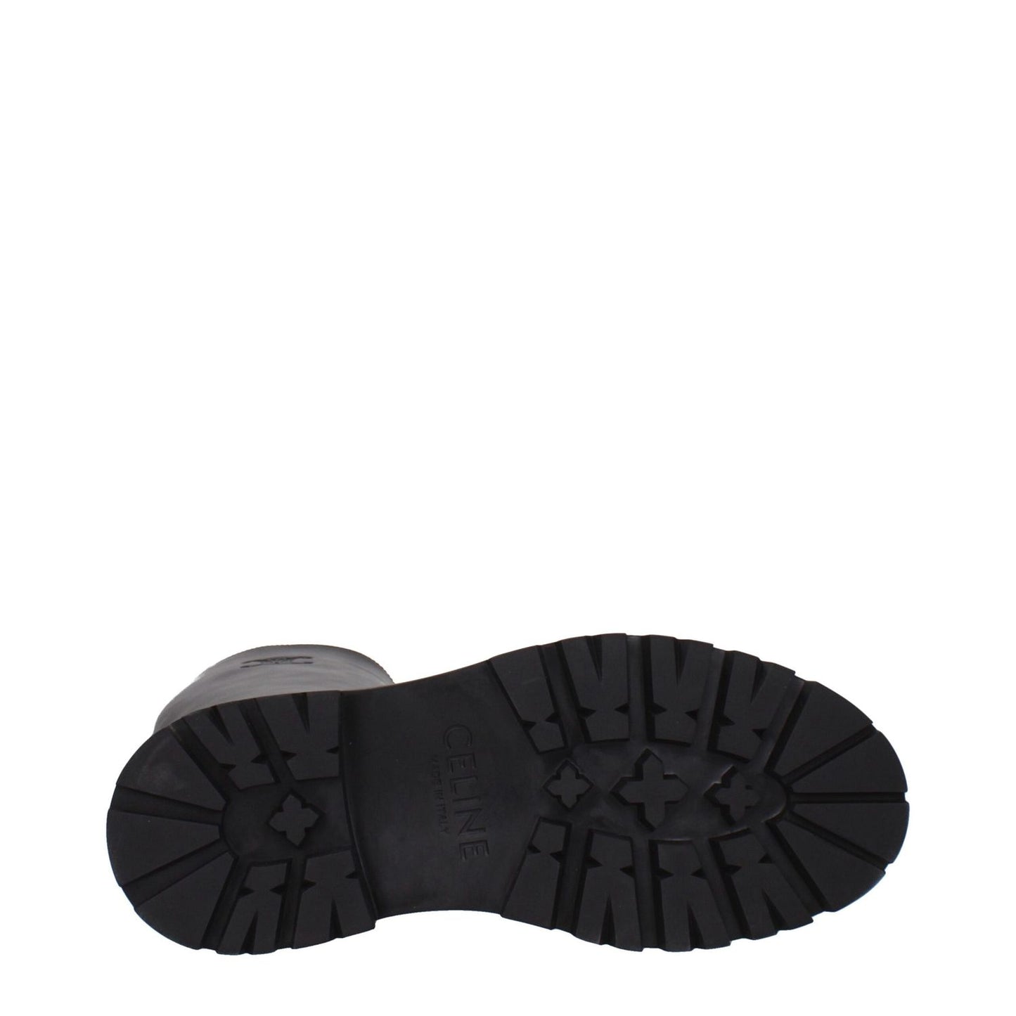 Celine Black Leather Ankle Boots