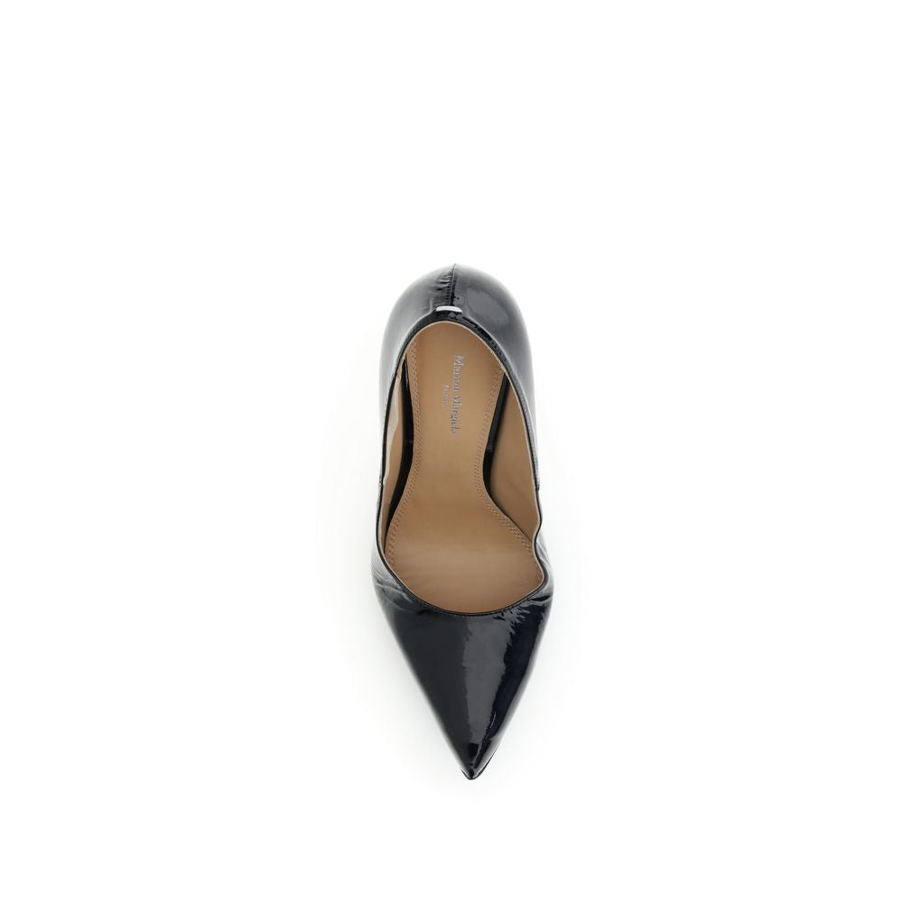 Margiela Black Calf Leather Bos Taurus Pumps
