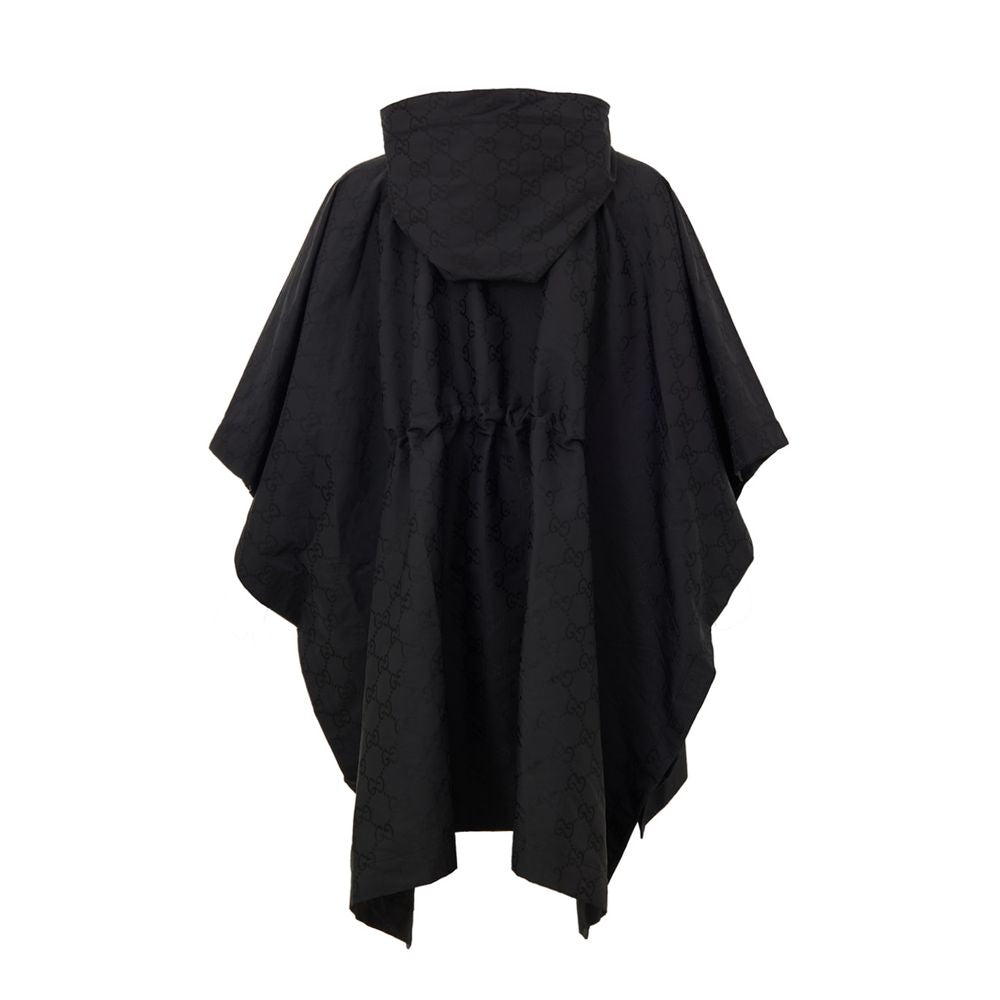 Gucci Black Polyester Trench Coat