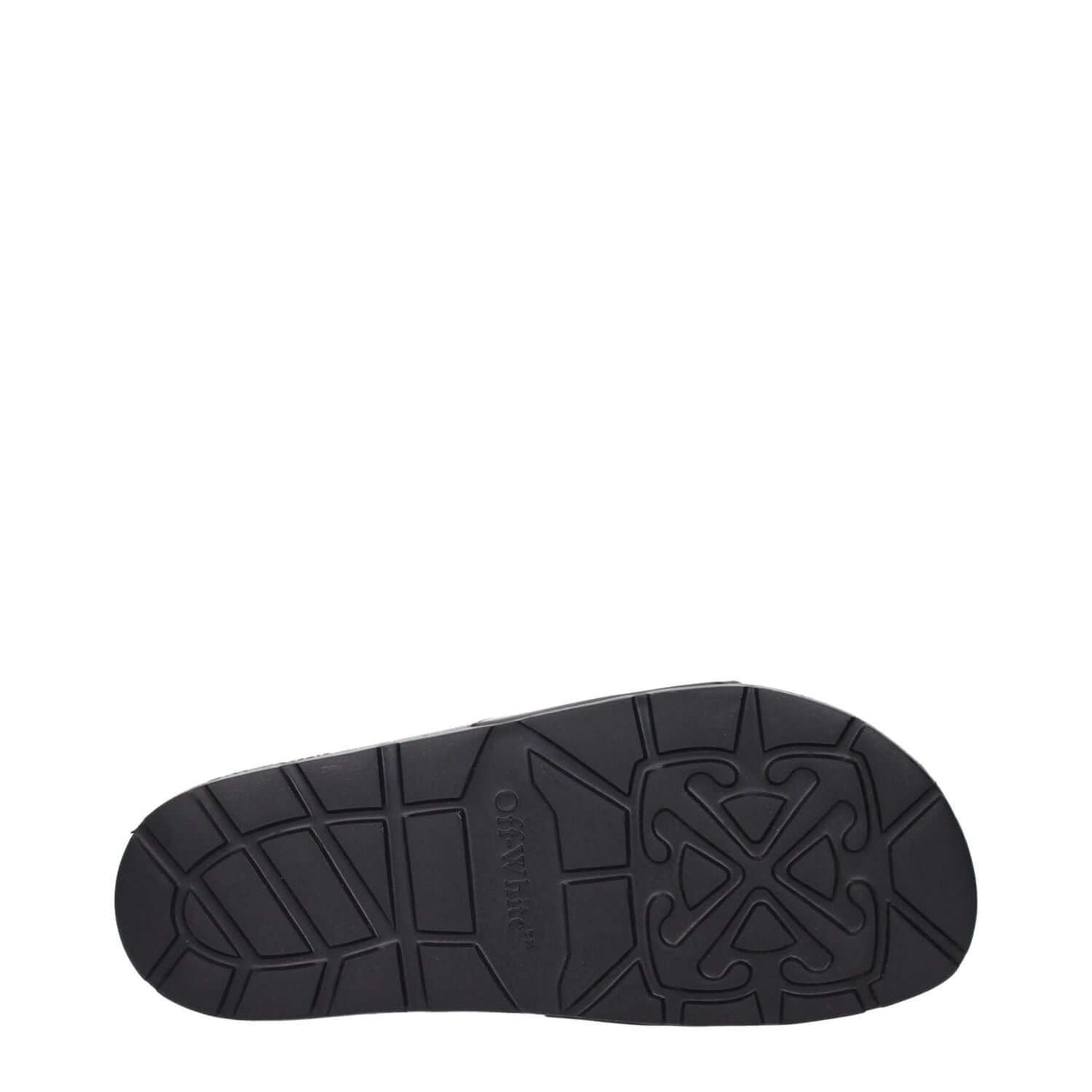 Off-White Black Cotton Slippers 1728,75667636384,Black,EU39/US6,EU40/US7,EU41/US8,EU46/US13,Men,New with tags,Off-White,Sandals - Shoes,Shoes,Slippers - Sandals - Shoes