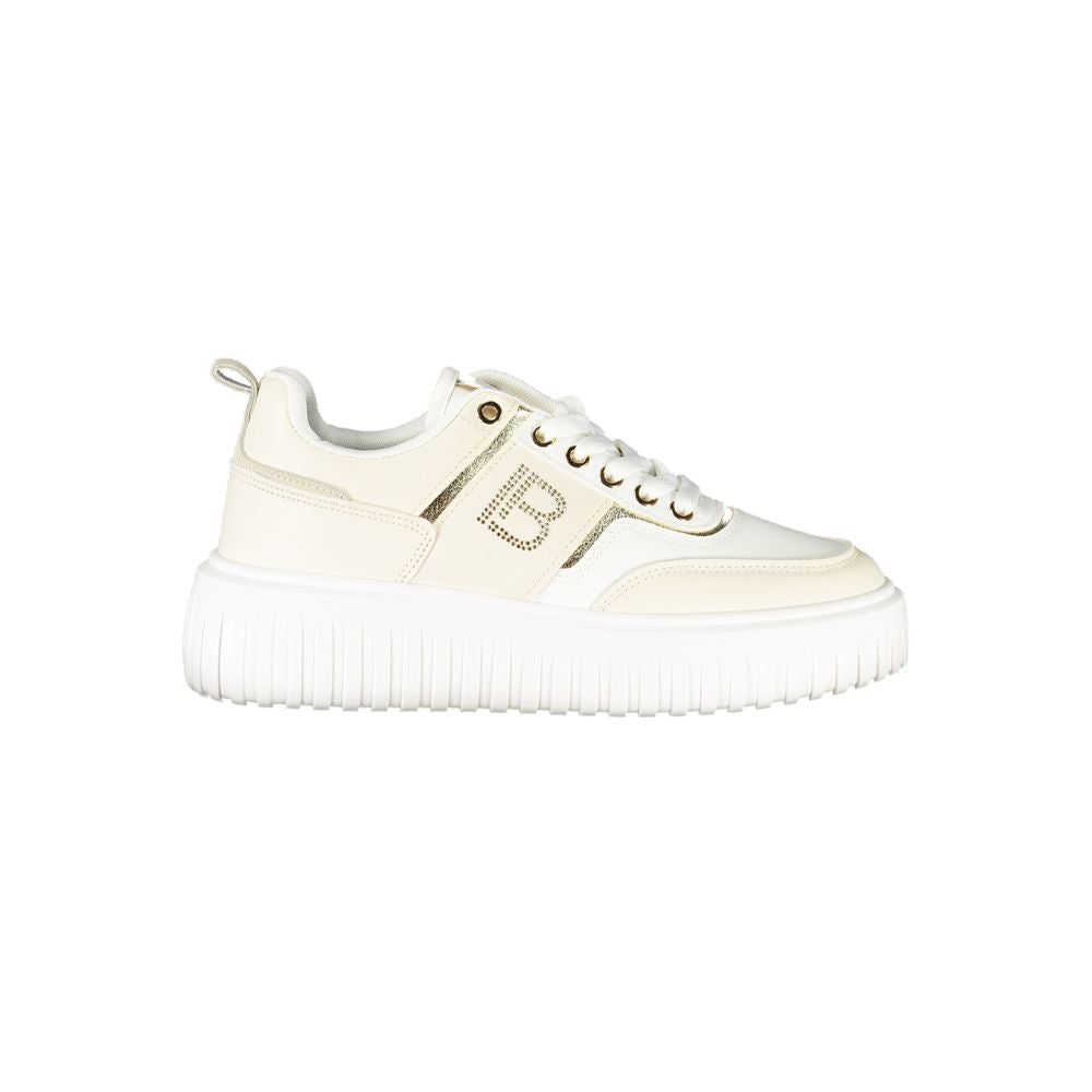 Laura Biagiotti Beige Polyester Sneaker