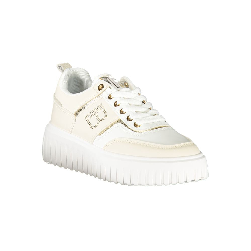 Laura Biagiotti Beige Polyester Sneaker