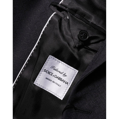 Dolce & Gabbana Black Wool 2 Buttons Suit Jacket Men Blazer