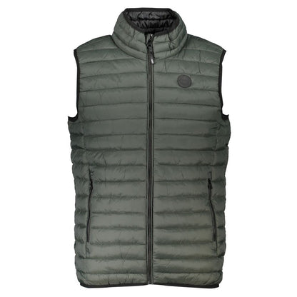 Gianmarco Venturi Green Polyamide Sleveless Jacket