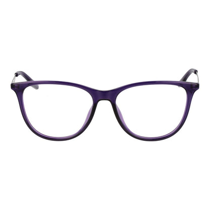 Converse Purple Metal Glasses (Frames) for women, full-rim cat eye style, 53-15-140, demo lenses, metal frame with purple color.