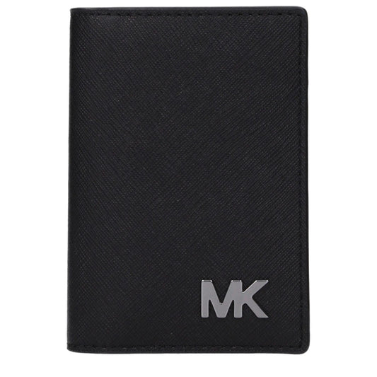 Michael Kors Black Fabric Cardholder