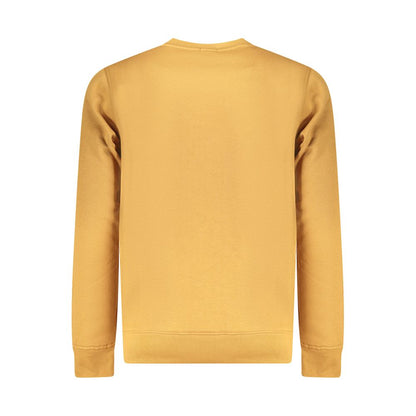 Back view of Rifle Brown Cotton Men Sweater showcasing its sleek design and premium cotton blend for stylish, comfortable wear.