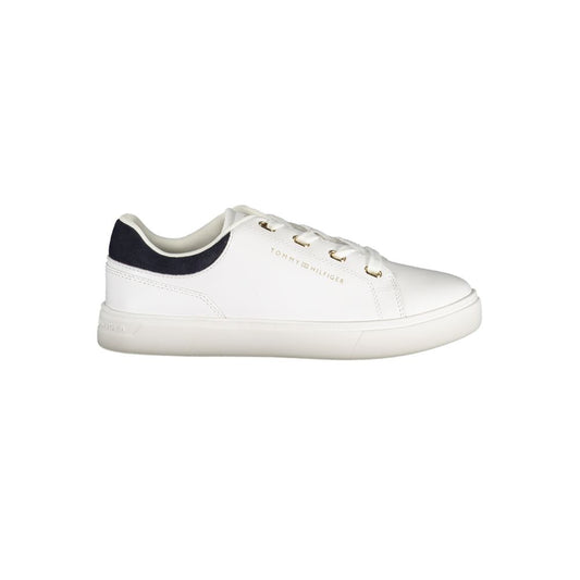 Tommy Hilfiger Bianco Polyurethane Women Sneaker 1728,67403481248,Athletic - Sneakers - Shoes,EU36/US6,EU37/US7,EU38/US8,EU39/US9,EU40/US10,EU41/US11,New with tags,Shoes,Sneakers - Shoes,Tommy Hilfiger,White,Women