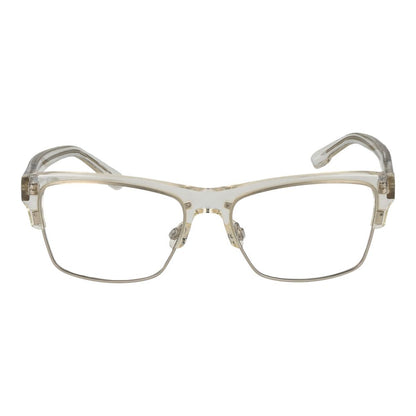 Spy Transparent Plastic Glasses (Frames) with full-rim design for unisex, showcasing rectangle style and clear demo lenses.
