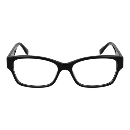Tommy Hilfiger Black Acetate Glasses (Frames), women's full-rim rectangular eyeglasses with black acetate frame.