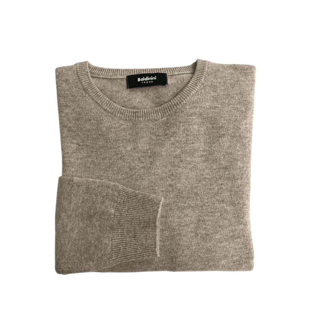 Baldinini Trend Beige Cashmere Men Sweater