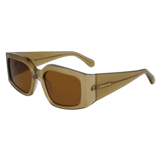 Ferragamo Bicolor Acetate Sunglasses