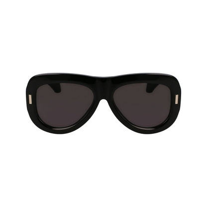 Ferragamo Black Acetate Sunglasses