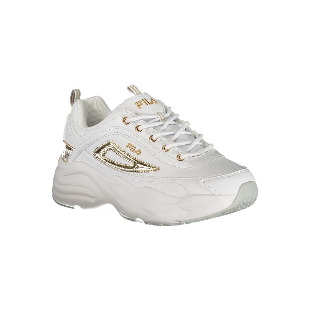 Fila White Polyester Women Sneaker