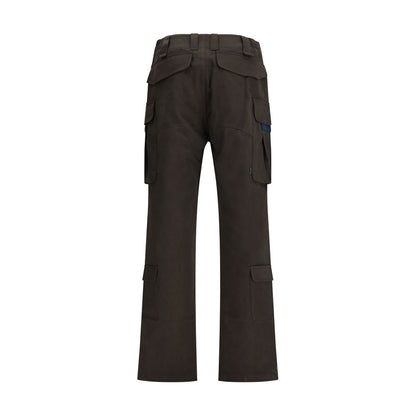 GR10K Brown Cotton Cargo Pants