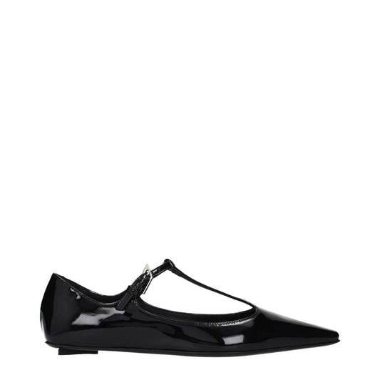 The Attico Black Leather Ballet Flats 1728,75667636384,Ballet Flats - Flats - Shoes,Black,EU36/US6,EU37/US7,EU38.5/US8.5,EU38/US8,Flats - Shoes,New with tags,Shoes,The Attico,Women