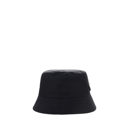Prada Black Polyamide Bucket Hat