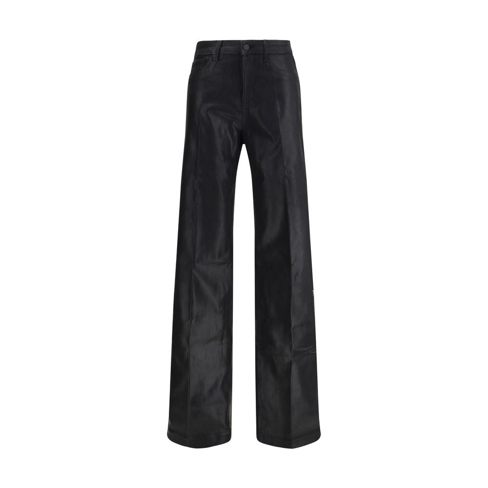 L'Agence Black Cotton Casual Pants 1728,72470364320,Black,Casual Pants - Pants - Clothing,Clothing,L'Agence,New with tags,Pants - Clothing,W25,Women