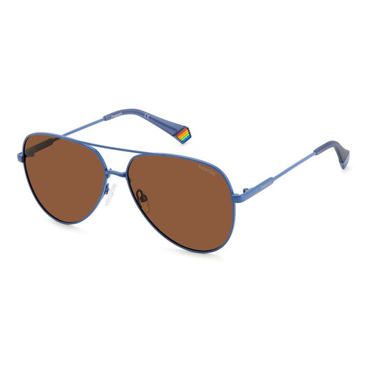 Polaroid Blue Stainless Steel Sunglasses 1728,67434610848,Accessories,Blue,Glasses and Sunglasses - Accessories,New with tags,Polaroid,Sunglasses - Glasses and Sunglasses - Accessories,Unisex
