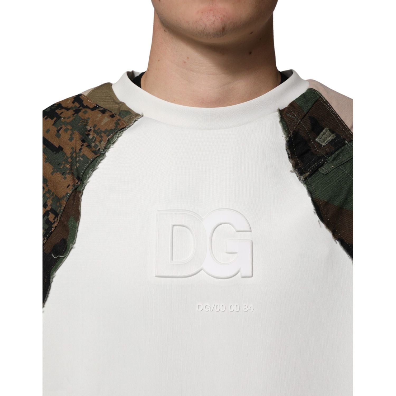 Dolce & Gabbana Multicolor Camouflage Sweatshirt Sweater