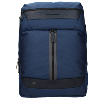 Piquadro Blue Fabric Backpack 1728,75667636384,Backpacks - Bags,Bags,Blue,Men,New with tags,Piquadro