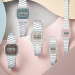 CASIO VINTAGE Mod. ICONIC - CREAM A168WA-8AYES