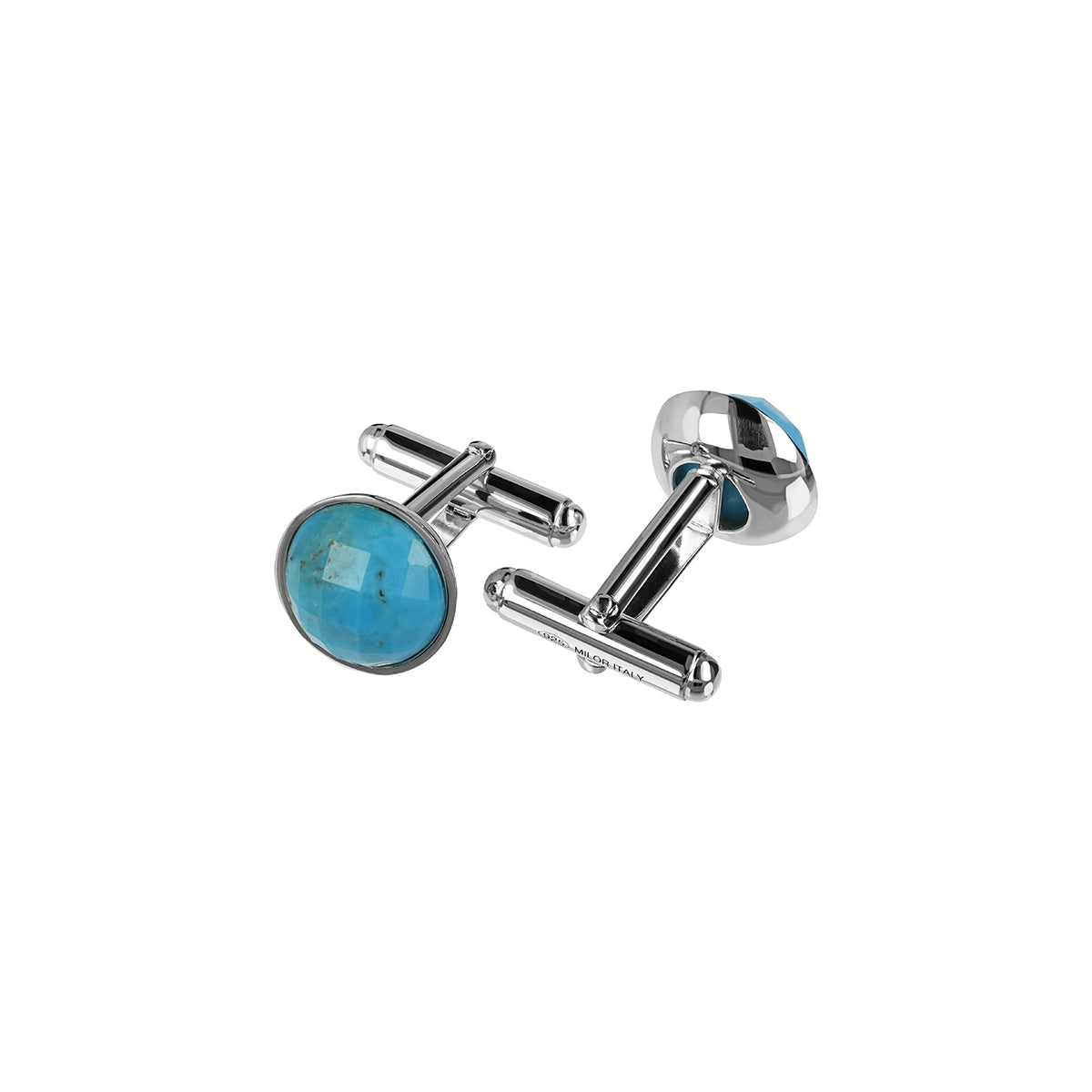 ALBERT M. JEWELS JEWELRY Mod. WSOX00174.TRQ stylish turquoise cufflinks