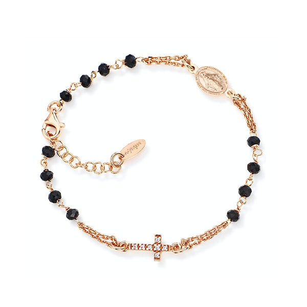 AMEN JEWELRY Mod. BRORNZ3 Silver 925° bracelet from Italy in official packaging