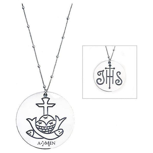 AMEN Mod. IHS - PANI&PESCI GRANDE 55mm
