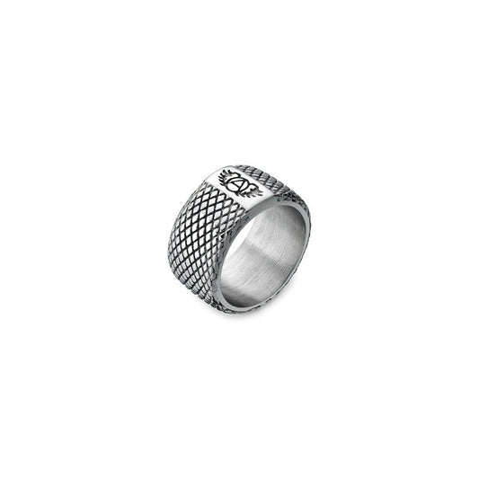 AN JEWELS JEWELRY Mod. AA.R01S-12 silver patterned ring with unique engraving