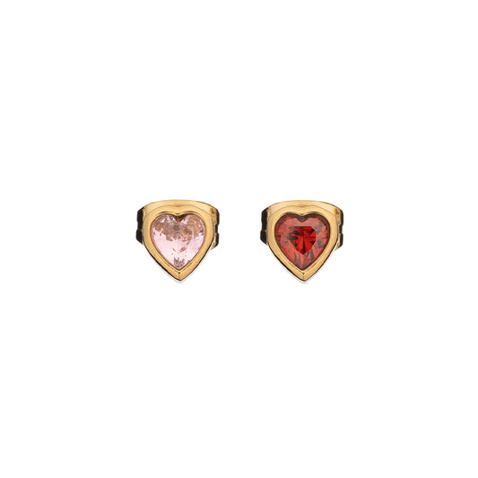 AN JEWELS JEWELRY Mod. AL.E2WI23SMC4 heart-shaped earrings