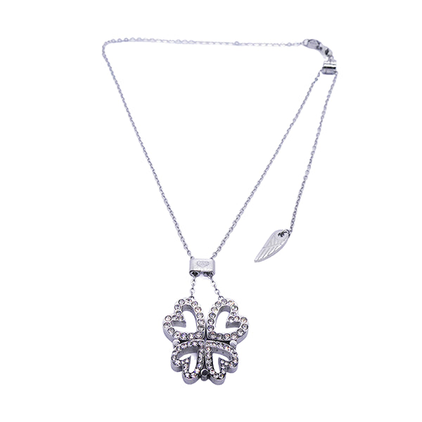 AN JEWELS JEWELRY Mod. AL.NLBUTT4SCZ elegant silver necklace with floral pendant design.