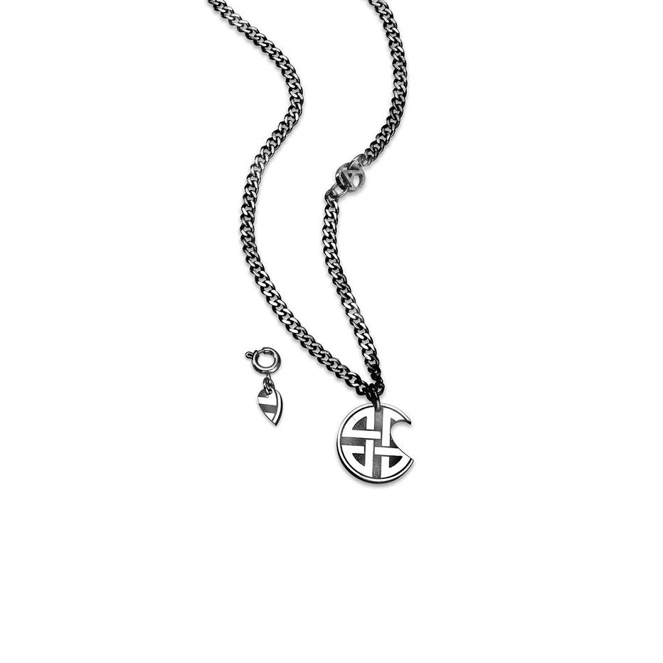 AN JEWELS JEWELRY Mod. AV.NMGLB07A metal necklace with geometric pendant