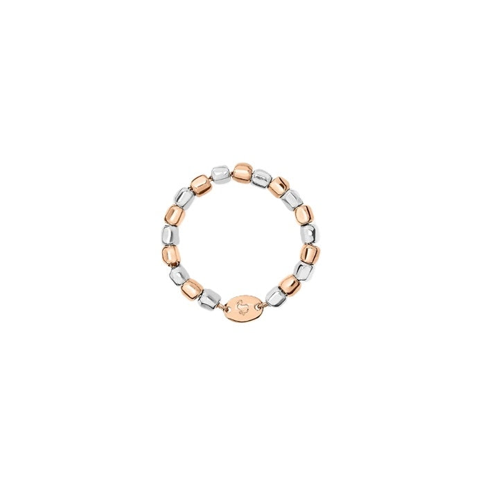 ANELLI DODO MOD. DAC1005GRANX0009A54 ring with mixed metal beads on a white background