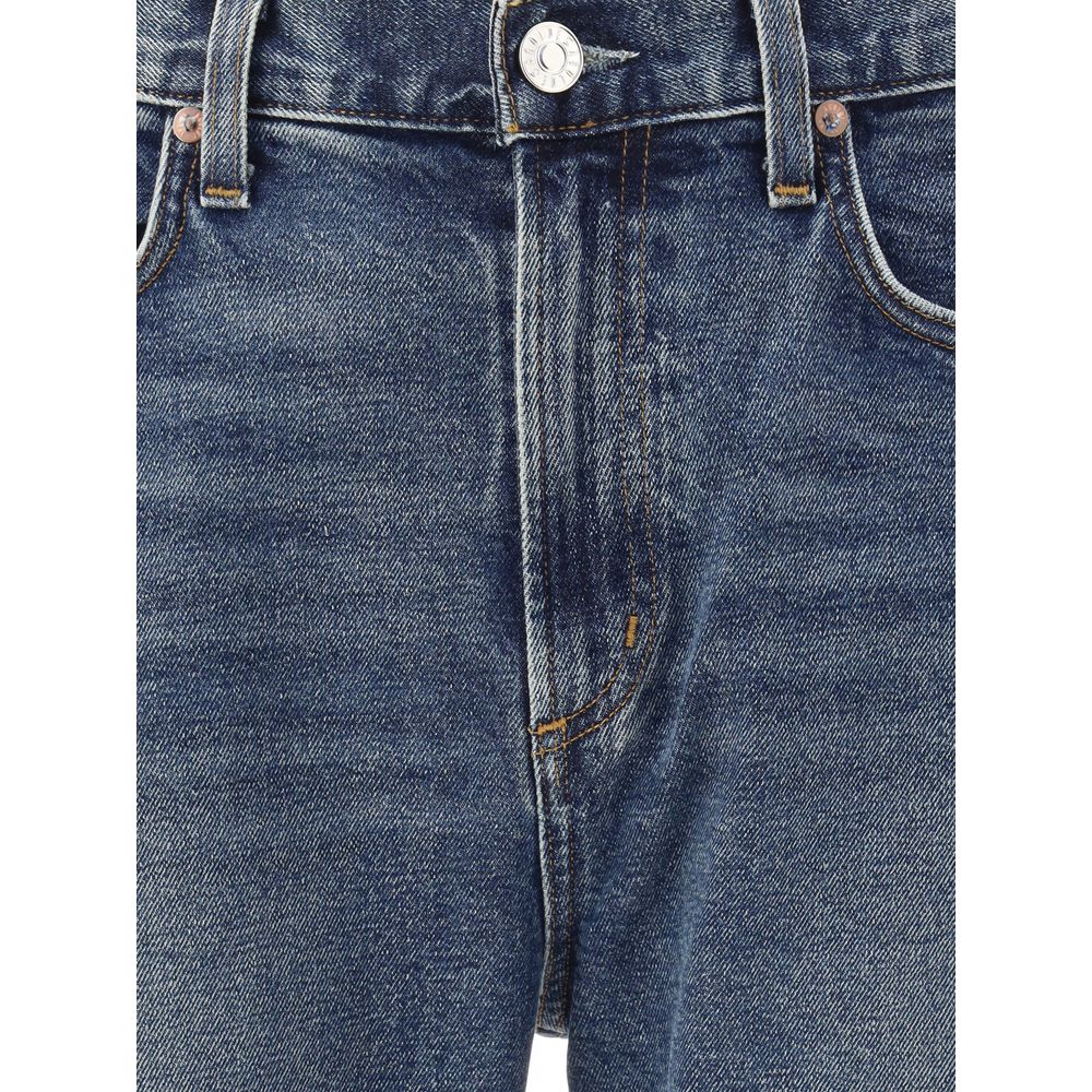 Agolde Blue Cotton Skinny Jeans
