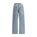 Back view of Agolde Echo Jeans with classic pockets and modern tailoring, made from 100% cotton, AW25 collection.